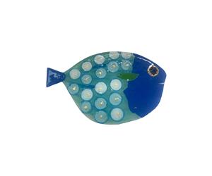 Peixe em Vidro Decorado