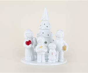 Árvore Família - Vidrada - Pais e 3 Filhos