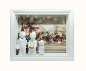 Moldura da Família - Natal - Avós e Neto