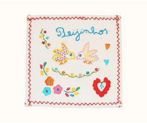 Lenço dos Namorados - "Beijinhos"