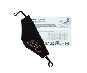 Máscara Bordada à Mão 