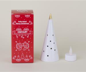 Árvore Luminária M - Ouro Matte