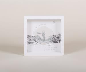 Pintura Manual - Quadro "Principezinho" 