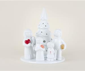 Árvore Família - Vidrada - Pais e 3 Filhos