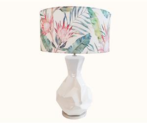 Candeeiro Cerâmica Geométrico 