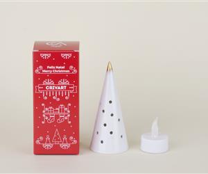 Árvore Luminária S - Ouro Matte