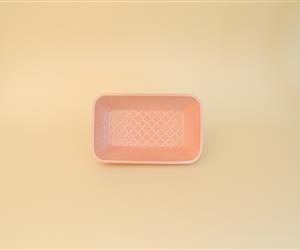 Taça retangular - Rosa