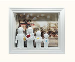 Moldura da Família - Natal - Pais e Filhos