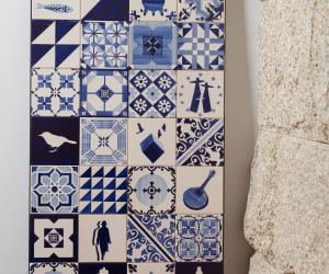 Painel Azulejo - Pintura Manual - Personalizável