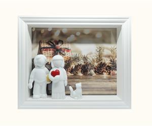 Moldura da Família - Natal - Casal 