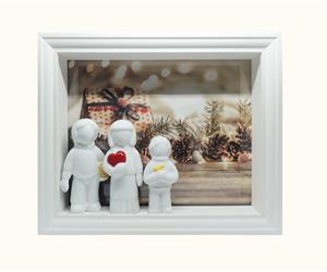 Moldura da Família - Natal - Pais e Filho