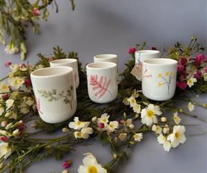 Copo de Café Flores