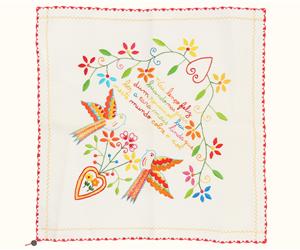 Lenço dos Namorados bordado Vila Verde L