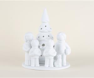 Árvore Família - Biscuit - Pais, 2 Filhos e Gato opcional