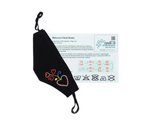 Máscara Bordada à Mão 