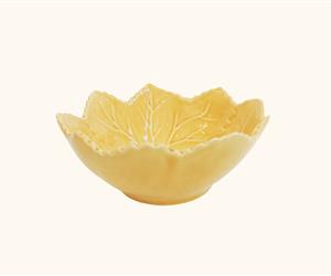 Tigela Folha- Amarelo