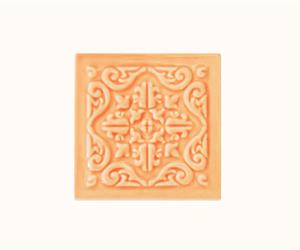 Azulejo Geométrico - Base de Copo - Coral