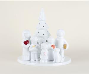 Árvore Família - Vidrada - Pais, 3 filhos e cão opcional