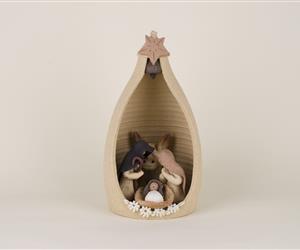 Presépio Cabana Sagrada Família