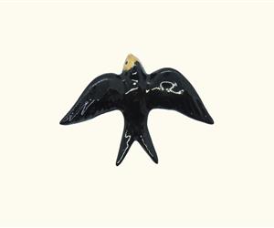 Andorinha Preta Decorada - XS