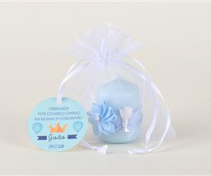 Vela Redonda com Fita - Menino