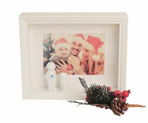 Moldura da Família - Natal - Neto e Cão