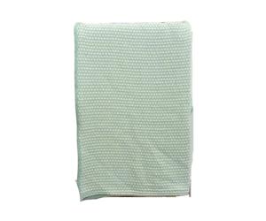 Manta 100% Algodão - Verde Água