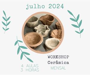 WORKSHOP - Cerâmica - Mensal - 27 JUL