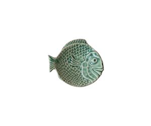 Prato Peixe - Verde Água