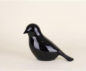 Pássaro Simples - Vidrado Preto