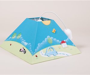 Candeeiro Suspenso - Tema "CARRO/ANIMAIS"