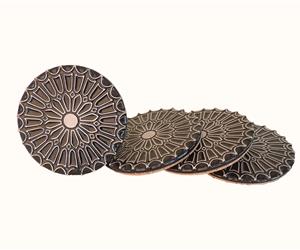 4 bases copos - S - Preto