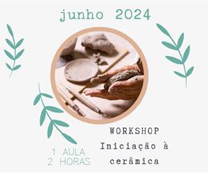 WORKSHOP CRIANÇA - Modelar o Barro - 1 JUN