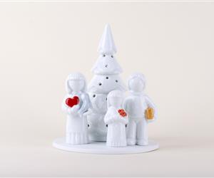 Árvore Família - Vidrada - Pais e 2 Filhos