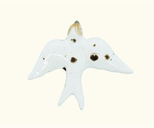 Andorinha Branca - Pintura Manual -S