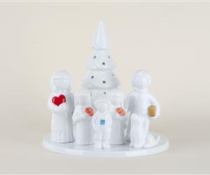 Árvore Família - Vidrada - Pais, 3 filhos e cão opcional