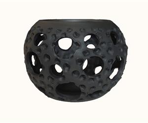 Castiçal Decorativo - Barro Preto