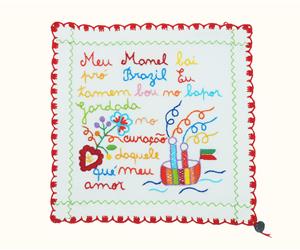 Lenço dos Namorados bordado Vila Verde S