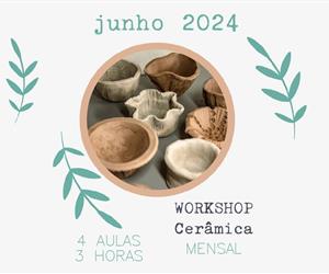 WORKSHOP - Cerâmica - Mensal - 11 MAI