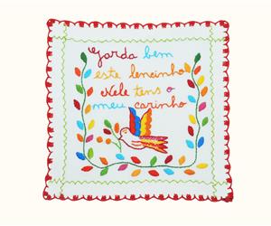 Lenço dos Namorados bordado Vila Verde - S