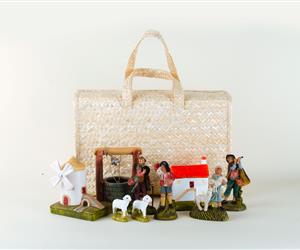 Presépio Terracota - 10 Figuras c/ Cesto