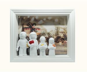 Moldura da Família - Natal - Pais e Filhos