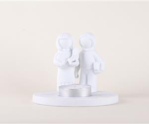 Luminária Família - Biscuit - Pais e Bebé