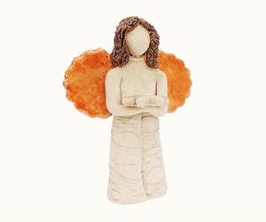 Anjo da Esperança  - Grés vidrado - S