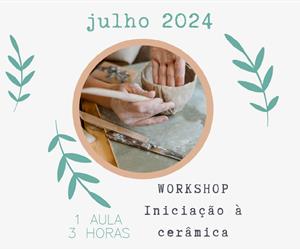 WORKSHOP - Cerâmica -13 JUL