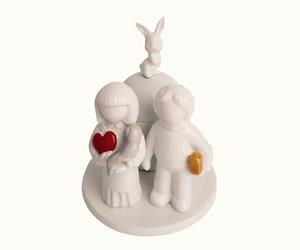 Ovo da Páscoa - Padrinhos e bebé