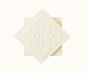 4 Azulejos Geométricos - Bases de Copo - Branco