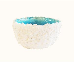 Taça - Escultura - Azul - M