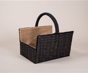 Cesto de Lenha Preto