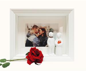 Moldura Namorados & Rosa